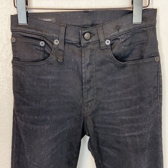 R13 Alison Skinny Stratford Black Size 25 - Picture 4 of 17